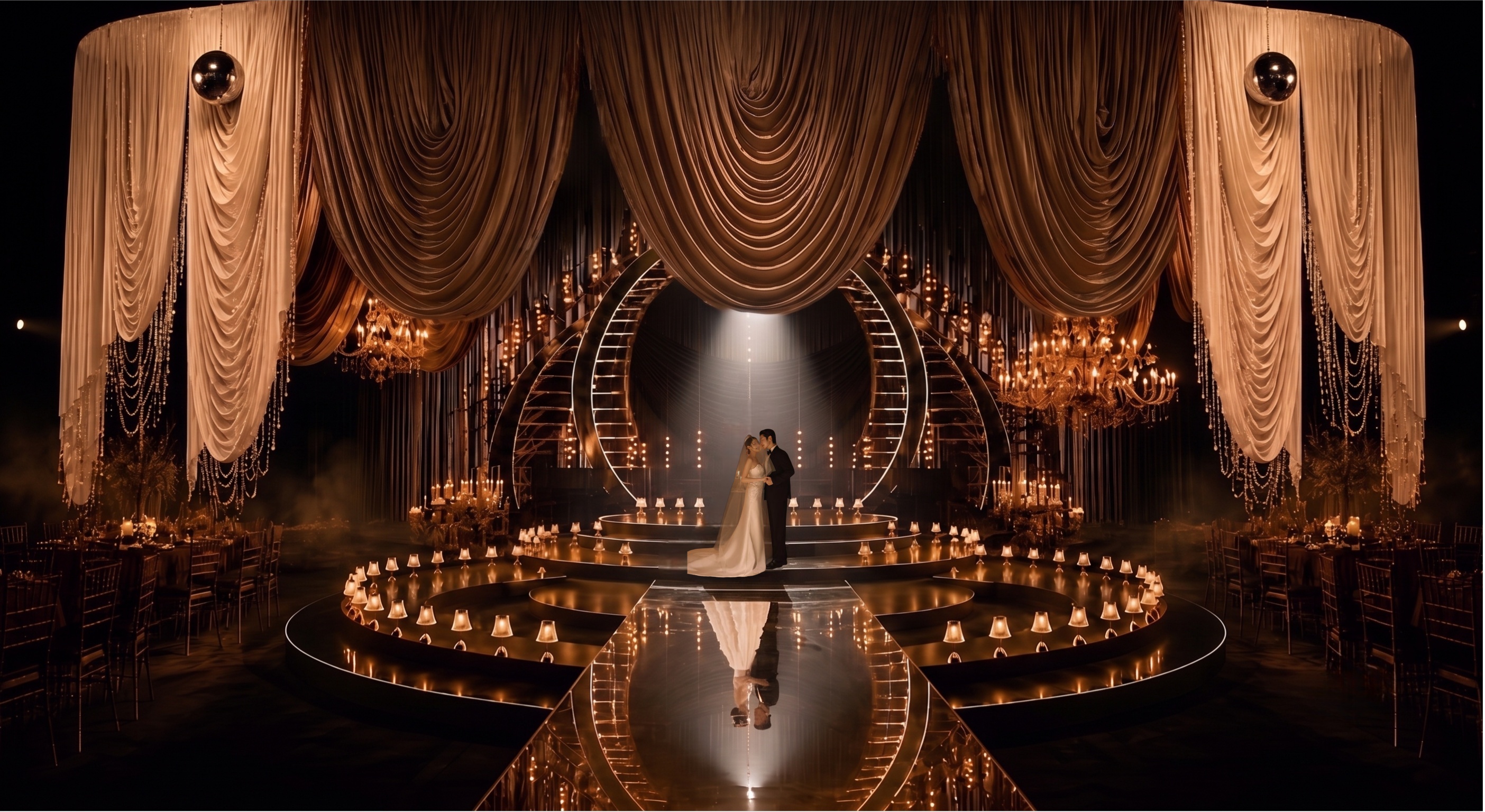 Amphitheatre wedding design project cover